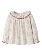Lil’ Atelier Skjortebluse - Nmfrasia - Turtledove Red Dahlia